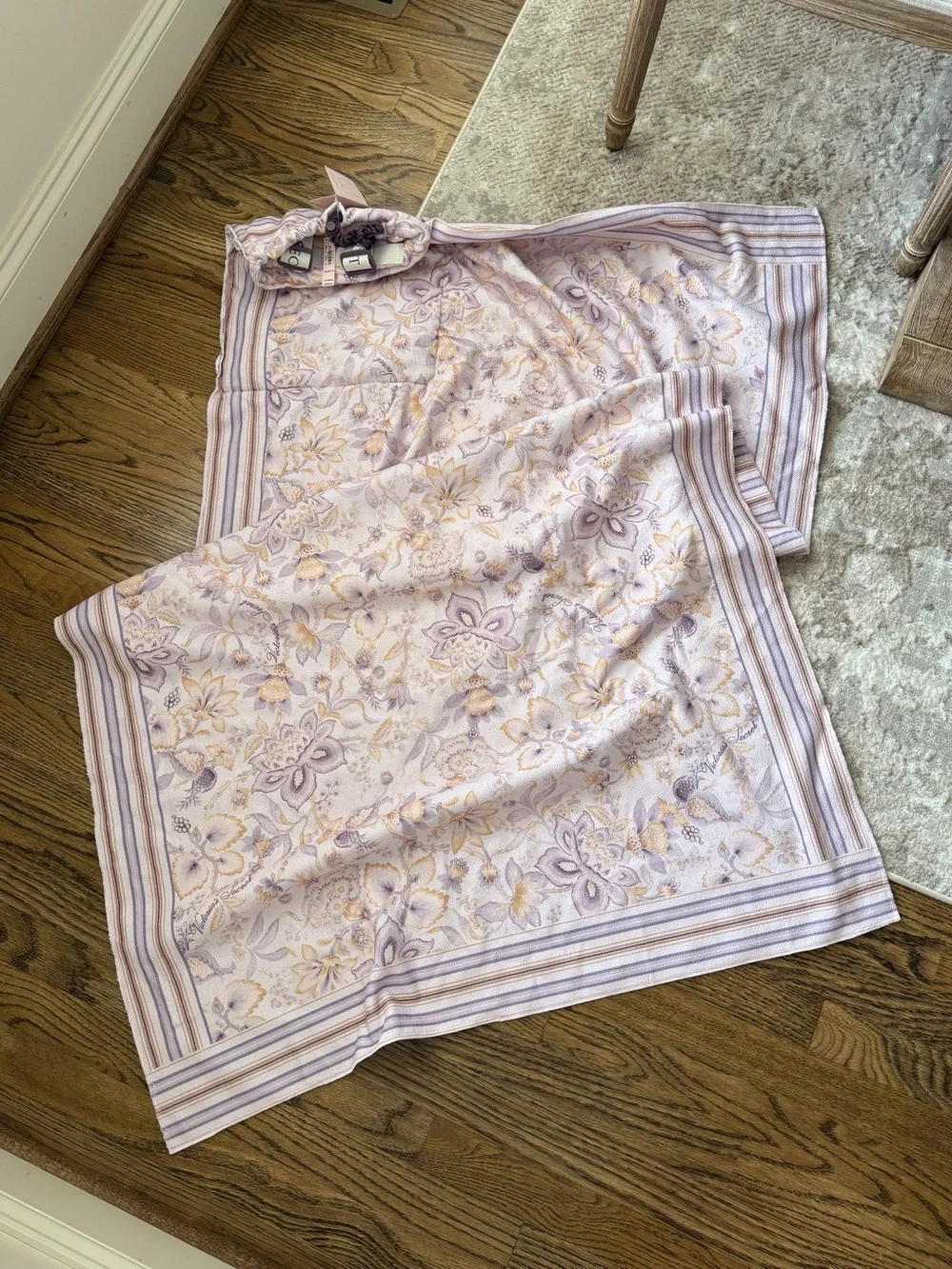 Victoria’s Secret Boho Floral Packable Backpack Beach Towel